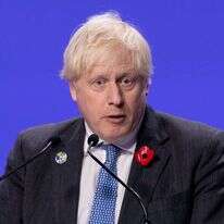 ראש ממשלת בריטניה לשעבר, בוריס ג'ונסון. | EPA