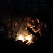 מהגרים מהמזרח התיכון בגבול בין בלארוס לפולין. | AFP