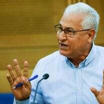 ח"כ מאזן גאנים. | אוליבייה פיטוסי/פלאש90