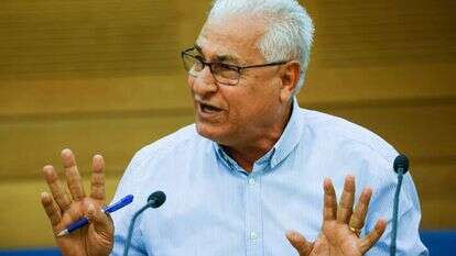 ח"כ מאזן גאנים. | אוליבייה פיטוסי/פלאש90