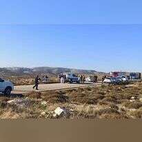 זירת התאונה סמוך לכוכב־השחר, דצמבר 2020. | TPA