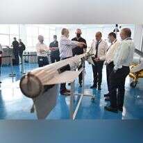 שר הביטחון בני גנץ בביקור ברפאל. | אריאל חרמוני משרד הביטחון