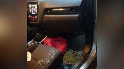 רכב המשפחה שהותקפה במעלה הזיתים