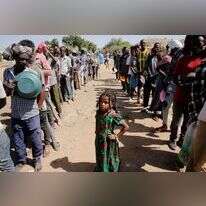 פליטים בגבול אתיופיה־סודן, בשנה שעברה. | רויטרס