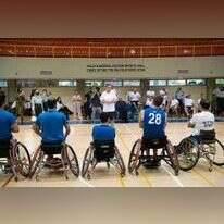 הרמטכ"ל כוכבי והשחקנים על המגרש. | דובר צה"ל