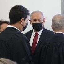 ראש האופוזיציה בנימין נתניהו בבית המשפט. | אמיל סלמן