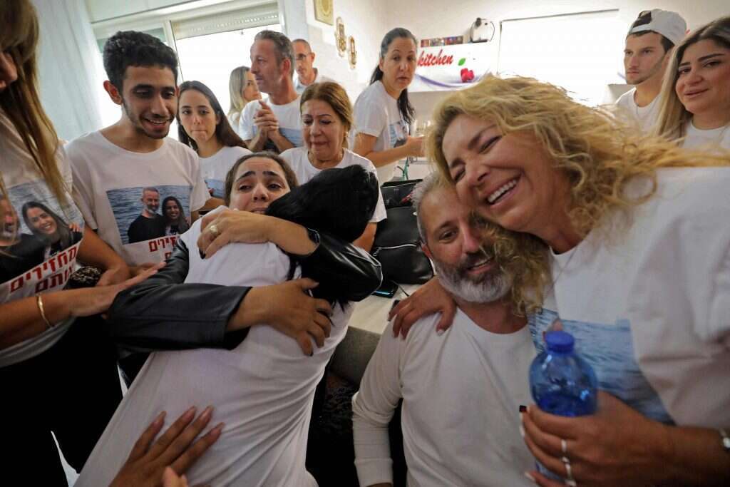 בני הזוג אוקנין בושבם לישראל. | AFP