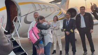 בני הזוג אוקנין בשדה התעופה בישראל. | רשות שדות התעופה בני הזוג אוקנין בשדה התעופה בישראל. | רשות שדות התעופה