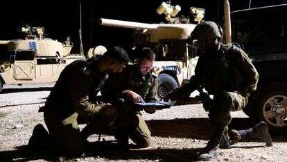 חיילים בתרגיל "אבן גזית", החודש. | דובר צה"ל