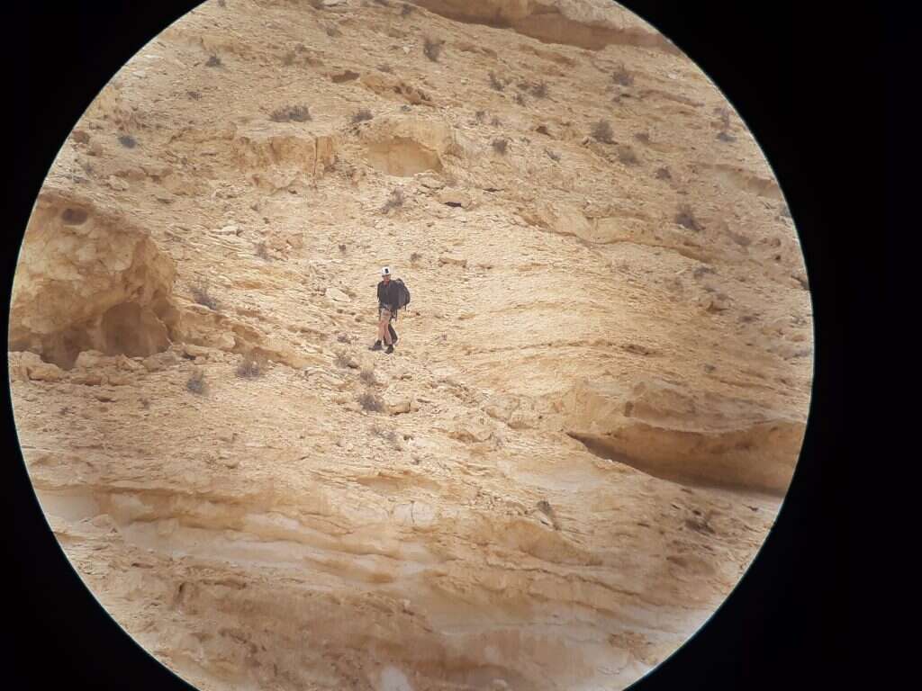 רגע מציאת הנשר המת בבקעת צין. | ניקיטה פודוברייב, רשות הטבע והגנים