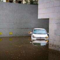 הצפות בנתניה. | פלאש 90