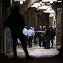 כוחות משטרה בעיר העתיקה בירושלים. | יונתן זינדל פלאש90