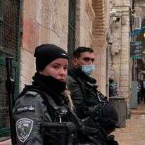 שוטרי מג"ב בעיר העתיקה. | AFP