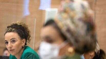 ח"כ עידית סילמן בכנסת. | אוליבייה פיטוסי/פלאש90