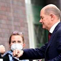 יו"ר המפלגה הסוציאל-דמוקרטית אולף שולץ. | AFP