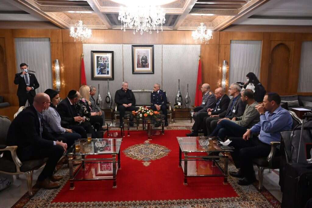 שר הביטחון גנץ במרוקו. | אריאל חרמוני