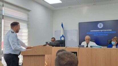 פרדי בן שטרית בוועדת החקירה. | דובורת המשרד לביטחון הפנים