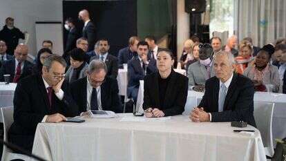 מיכאלי ושרי העבודה במפגש