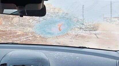 נזקי יידוי אבנים בשומרון