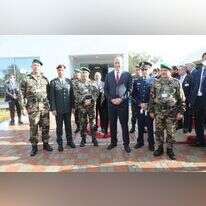 שר הביטחון במהלך ביקורו במרוקו. | דוברות משרד הביטחון