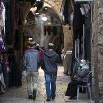 רחוב הגיא ברובע המוסלמי, אילוסטרציה. | אוליבייה פיטוסי, פלאש 90