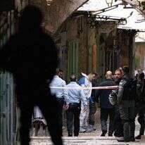 זירת הפיגוע בירושלים, | יונתן זינדל, פלאש 90