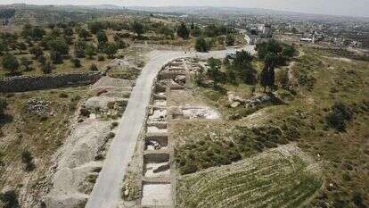 האתר הארכיאולוגי בדרום הר חברון. | דוברות מתפ״ש האתר הארכיאולוגי בדרום הר חברון. | דוברות מתפ״ש