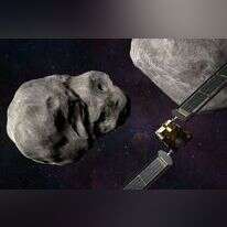 הדמיה של משימת הסטת האסטרואיד. | אי.פי.איי