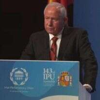 ח"כ אבי דיכטר במדריד. | מסך מתוך דף הפייסבוק של אבי דיכטר