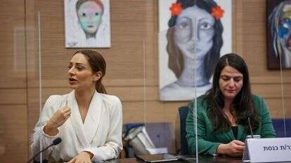 מעין אדם בוועדה למעמד האישה בכנסת. | נועם מושקוביץ דוברות הכנסת