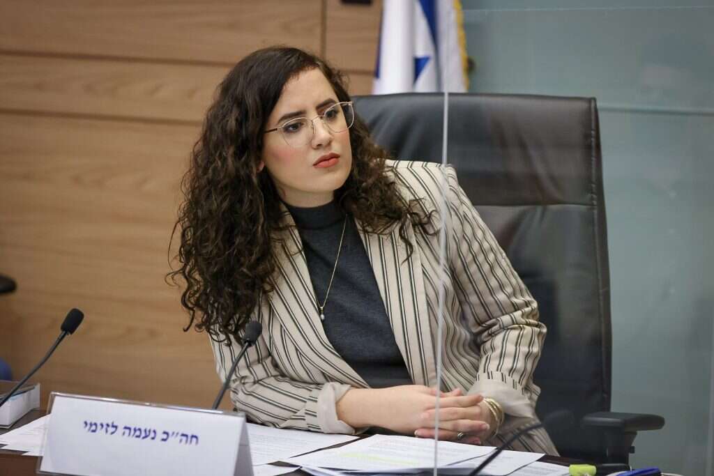 ח"כ נעמה לזמי בוועדה למעמד האישה בכנסת. | נועם מושקוביץ דוברות הכנסת