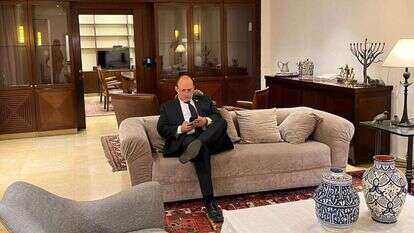 נפתלי בנט בביקור במעון הרשמי בבלפור בתחילת הקדנציה