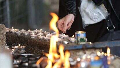 נרות לזכר ההרוגים באסון מירון. | דוד כהן, ג'יני