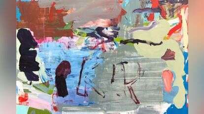 ורד גרשטנקורן, "MIRROR LAKE", אקריליק על קנבס, 2020