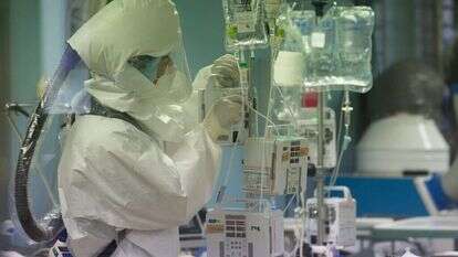 מחלקת קורונה בבית חולים בדרום קוריאה, | איי.אף.פי