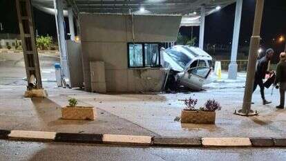 זירת הפיגוע. | רשות המעברים במשרד הביטחון