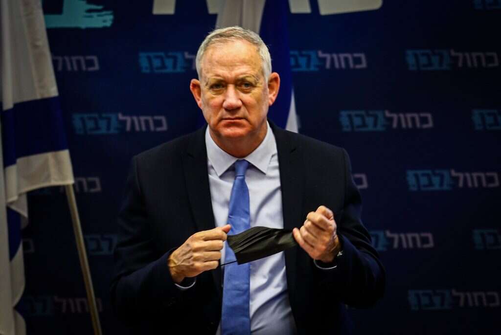 שר הביטחון בני גנץ. | אורן בן חקון