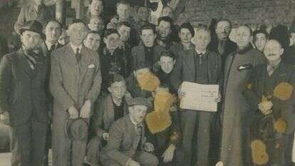 תושבי קלן שגורשו לזְבּוֹנשין, נובמבר 1938. | באדיבות NS-Dokumentationszentrum .Archive, Foto N 1400