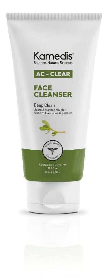 תרחיץ ג'ל ניקוי פנים טיפולי של קמדיס לעור שמן. | יחצ