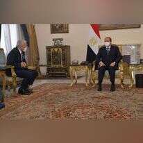 לפיד וא־סיסי. | שלומי אמסלם