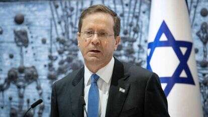 נשיא המדינה יצחק הרצוג. | יונתן זינדל/פלאש90 נשיא המדינה יצחק הרצוג. | יונתן זינדל/פלאש90