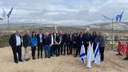 חברים הליכוד מסיירים בשומרון, היום