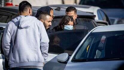 מעצרה של הנערה שדקרה יהודייה בשמעון הצדיק. | יונתן זינדל/פלאש90