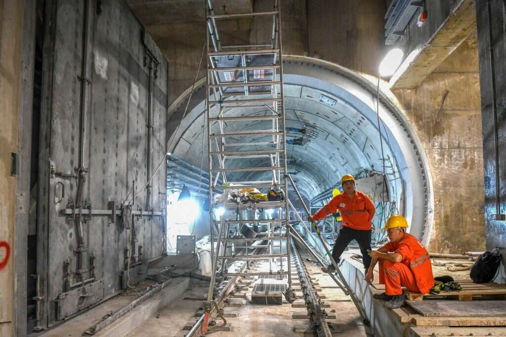 עבודות הרכבת הקלה בגוש דן. | יוסי זליגר, פלאש 90