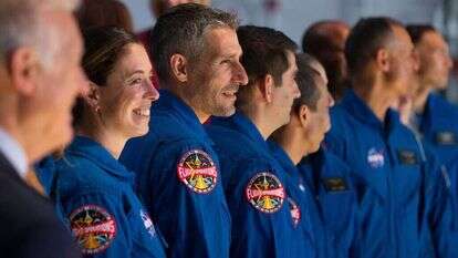 האסטרונאוטים החדשים בהכרזה של נאס"א, | AFP