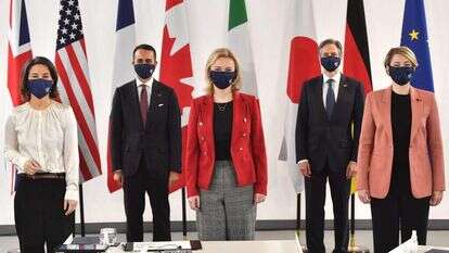 פסגת ה-G7 של שרי החוץ בליברפול. | AFP