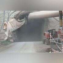 שריפה במנהרת חציבה בכוכב הירדן. | כב"ה צפון