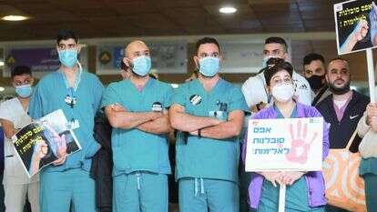 כינוס המחאה בהדסה. | אורן בן חקון עבור דוברות הדסה