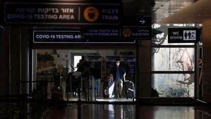 נמל תעופה בן גוריון. | AFP