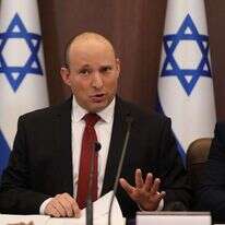 ראש הממשלה נפתלי בנט בישיבת קבינט. | EPA